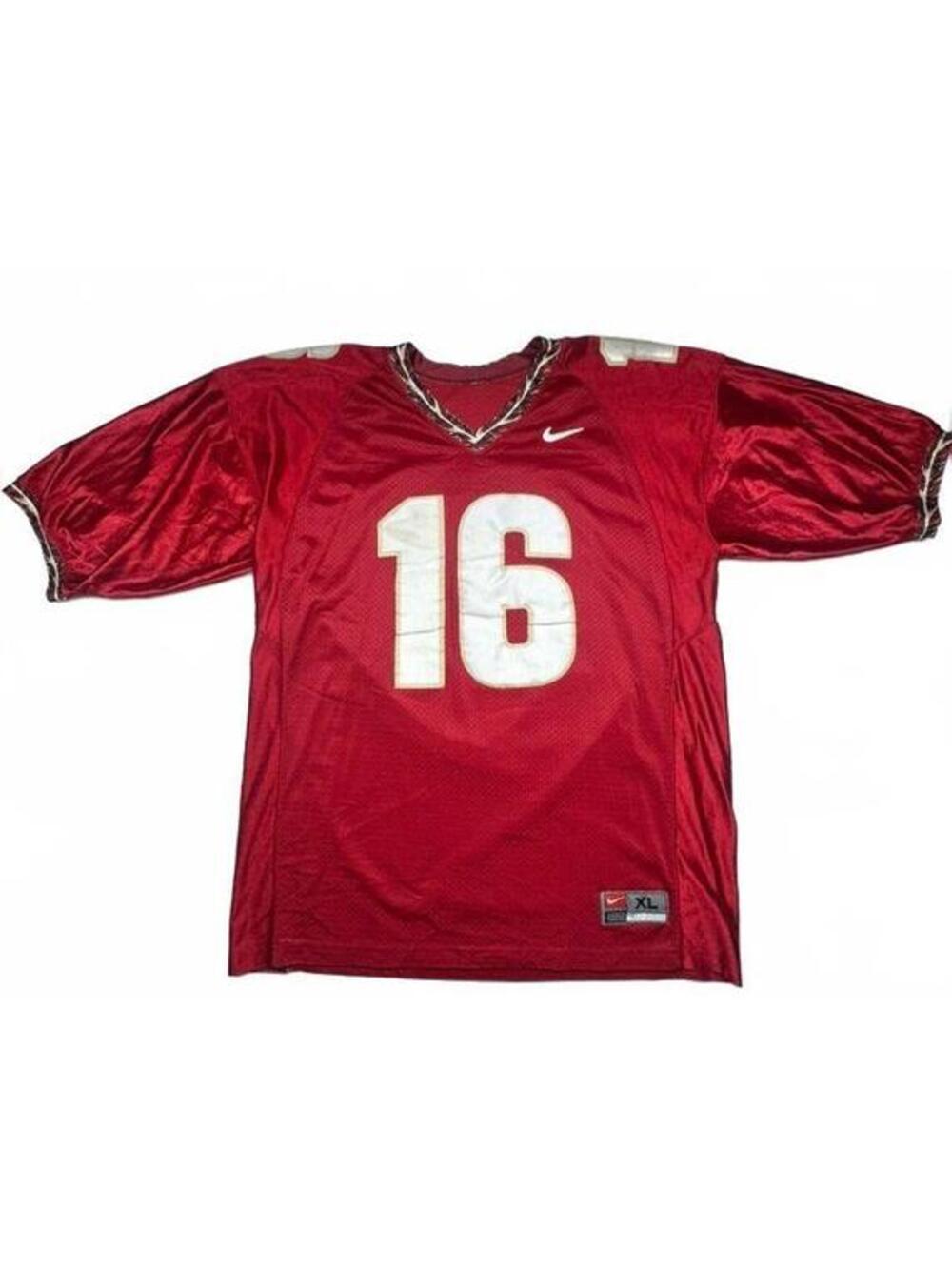 Vintage Nike Florida State Seminoles #16 Football Jersey Garnet FSU Men’s XL